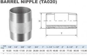 BARREL NIPPLE